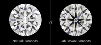 Lab-grown diamond & Natural diamond